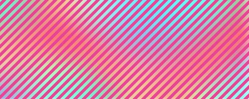 Abstract striped gradient background. Holographic vector foil texture. Rainbow ombre and pink stripes. Iridescent elegant illustration.