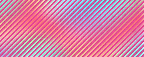 Abstract striped gradient background. Holographic vector foil texture. Rainbow ombre and pink stripes. Iridescent elegant illustration.