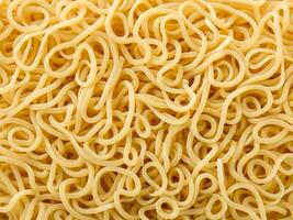 close up raw instant noodles background photo
