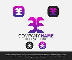 Vector corporate creative minimalist business logo design