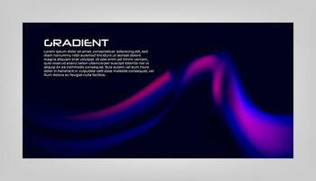 Abstract color gradient modern blurred background and film grain texture template with an elegant vector