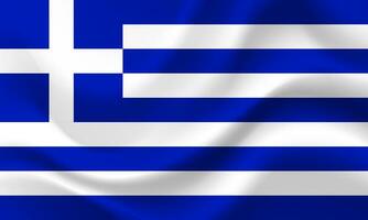 Greek flag illustration. Greece flag. Flag of Greece. Official colours and proportion correctly vector