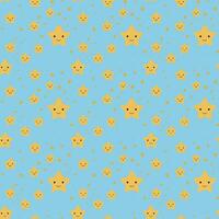 Beautiful star seamless pattern design for decorating, backdrop, fabric, wallpaper and etc. vector