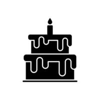 Birthday Cake icon vector design templates simple and modern