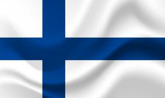 Finland flag vector. Flag of Finland. Finnish background, banner. Symbol, icon vector