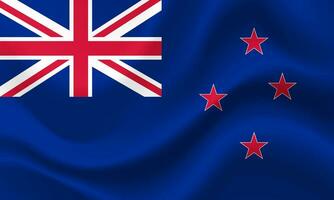 New Zealand flag. Emblem of New Zealand. Vector flag, symbol. Colors and proportion correctly.