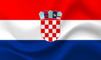 Croatia flag. Symbol of Croatia. Vector flag Croatia. Colors and proportion correctly. Croatia background.