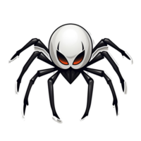 Cartoon Style Halloween Spider Tarantula No Background Perfect for Print on Demand Merchandise AI Generative png