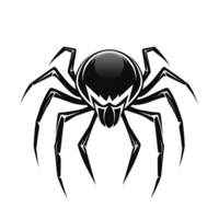 Cartoon Style Halloween Spider Tarantula No Background Perfect for Print on Demand Merchandise AI Generative png