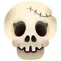 pauroso fantasma cranio png