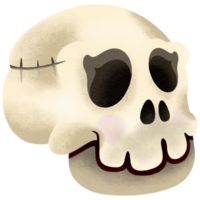 Scary phantom skull png