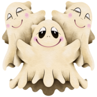 Halloween cute ghosts png