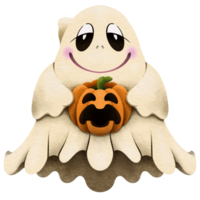 fantôme mignon d'halloween png