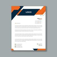 Professional and Modern Letterhead design template, Business style letter head templates for your project design, abstract wave business letterhead template, Vector illustration