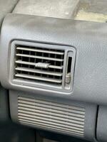 car air conditioner with a hood photo