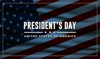 President's Day Background Design. Banner, Poster, Greeting Card. Vector Illustration