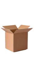 isolated, empty box delivery on background AI Generative png