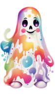 Abstract Cartoon Character Design for Halloween Party Decoration transparent AI Generative png