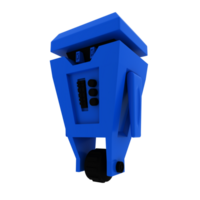 3d framställa illustration av robot karaktär png