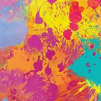 Abstract background with a colourful watercolour splatter design vector