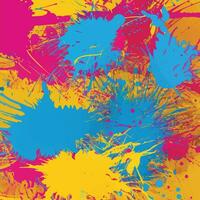 Abstract background with a colourful watercolour splatter design vector