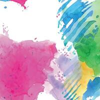 Abstract background with a colourful watercolour splatter design vector