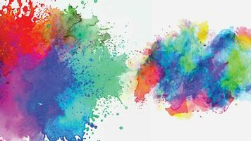 Abstract background with a colourful watercolour splatter design vector