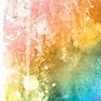 Abstract background with a colourful watercolour splatter design vector