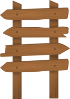 houten uithangborden illustratie png