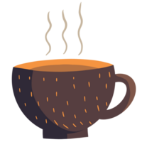 Coffee Cup with autumn style png