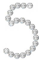 diamant bling siffra png