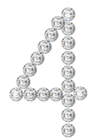 diamante bling número png