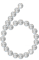 Diamond bling number png