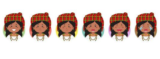 Dominica Avatar with Various Expression vector