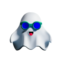 fantôme mignonne Halloween ai génératif png