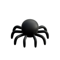 Spider  Black  Halloween AI Generative png