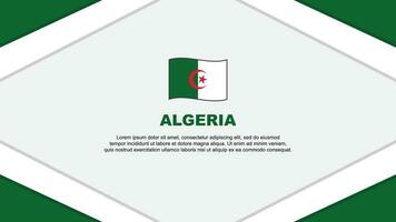 Argelia bandera resumen antecedentes diseño modelo. Argelia independencia día bandera dibujos animados vector ilustración. Argelia modelo