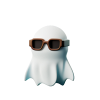 Ghost Cute Halloween AI Generative png