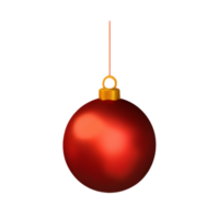 bal ornament Kerstmis ai generatief png