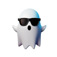 Ghost Cute Halloween AI Generative png