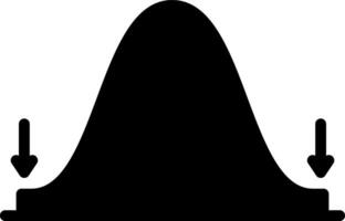 solid icon for deviation vector