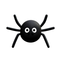Spider  Black  Halloween AI Generative png