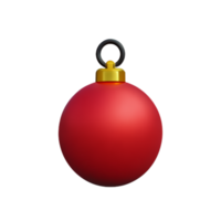 bal ornament Kerstmis ai generatief png