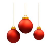 bal ornament Kerstmis ai generatief png