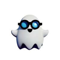 fantasma carino Halloween ai generativo png