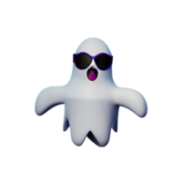 fantôme mignonne Halloween ai génératif png