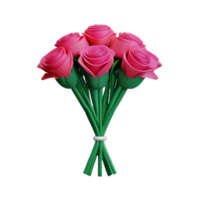 fleur bouquet feuille ai génératif png