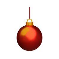 Ball Ornament Xmas AI Generative png
