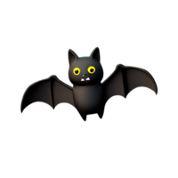 Bat Black  Halloween AI Generative png