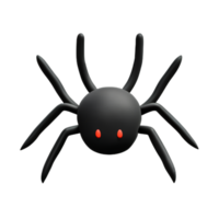 araignée noir Halloween ai génératif png